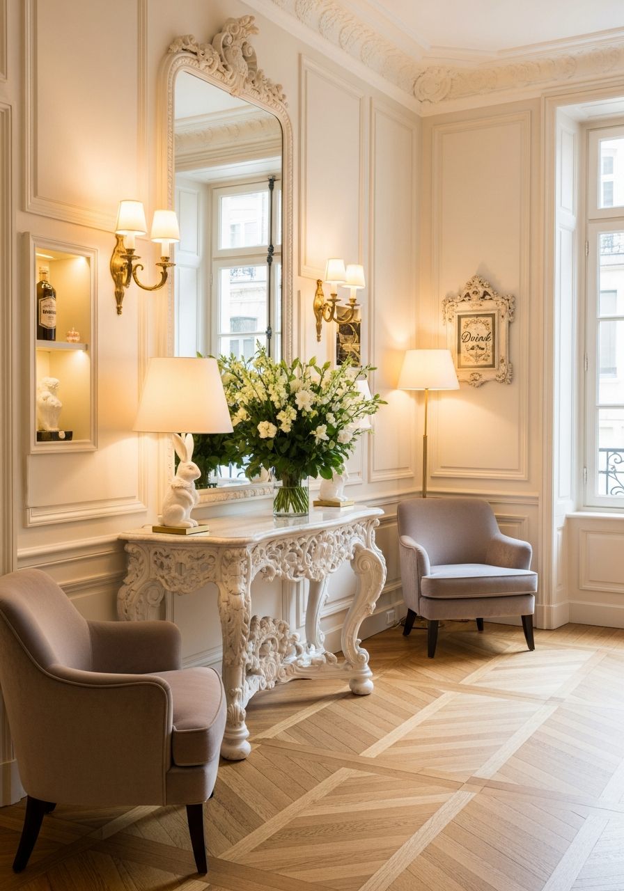 Élégance parisienne à l'Hôtel Le Lapin Blanc